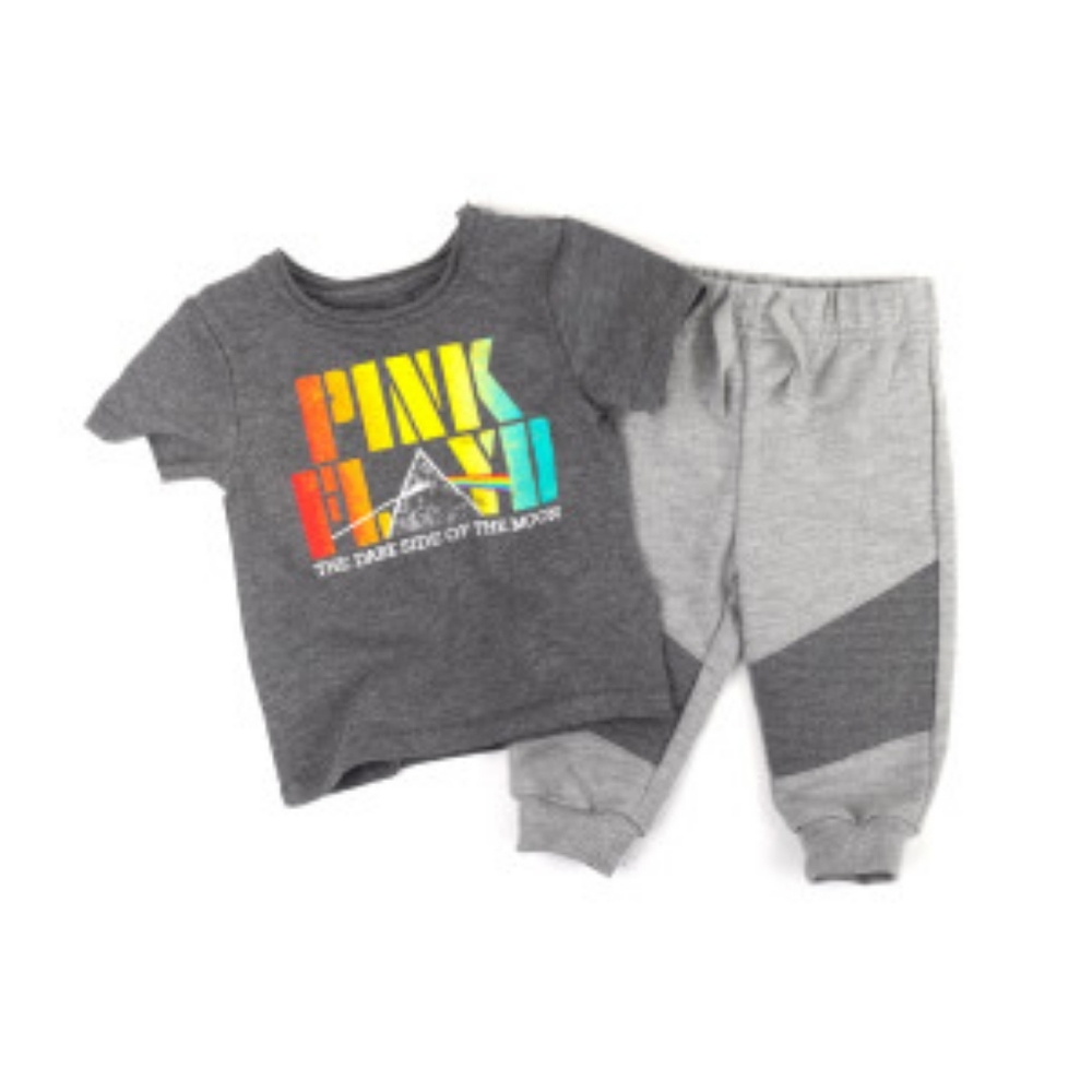 EUC Pink Floyd baby outfit 12 months